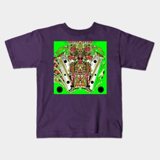 radiactive mictlan alien ecopop Kids T-Shirt